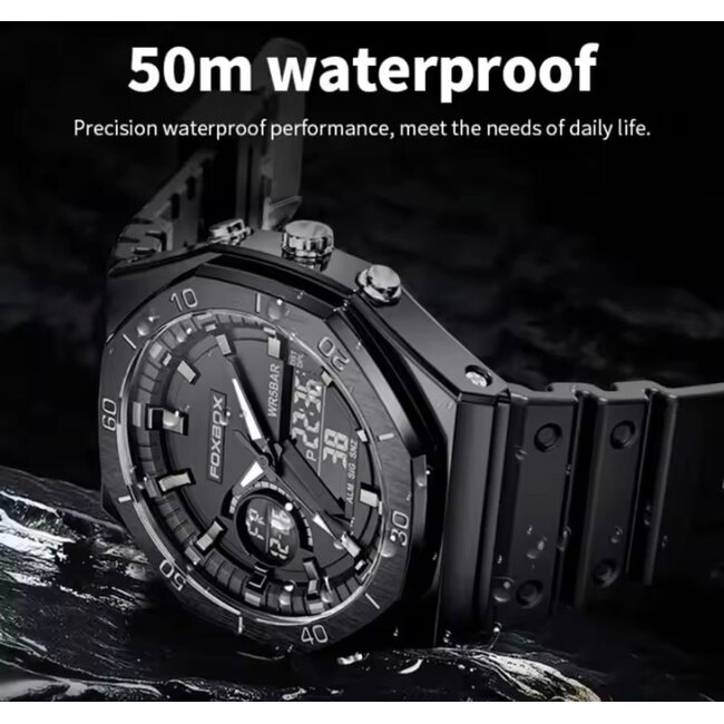 Mpariz  Luxe Herenhorloges   Dubbele Display