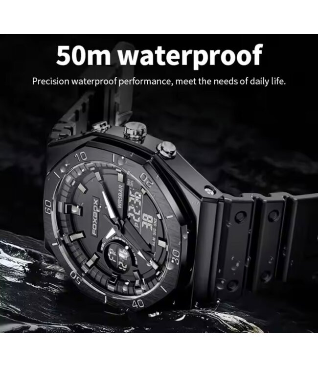 Mpariz  Luxe Herenhorloges   Dubbele Display