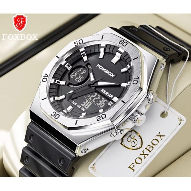 Mpariz  Luxe Herenhorloges   Dubbele Display