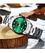 Chenxi Vrouwenhorloge Zilver en Groen RVS - Gratis Armband bij elke bestelling (twv €29,95)