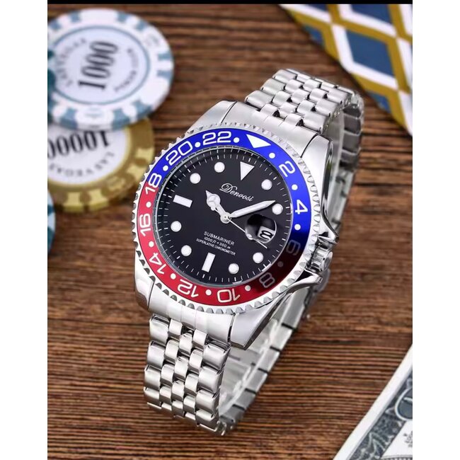 Denvosi Luxe Herenhorloge  Pepsi