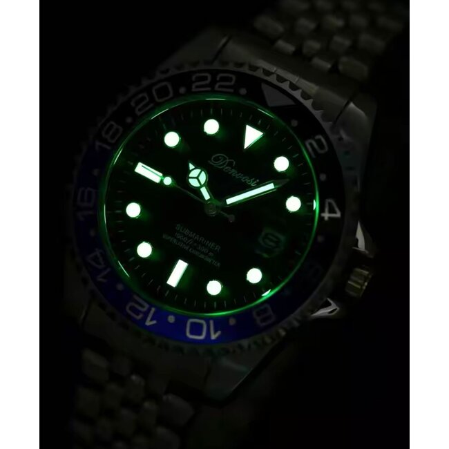 Denvosi Meridian – herenhorloge met stalen band en sportief design