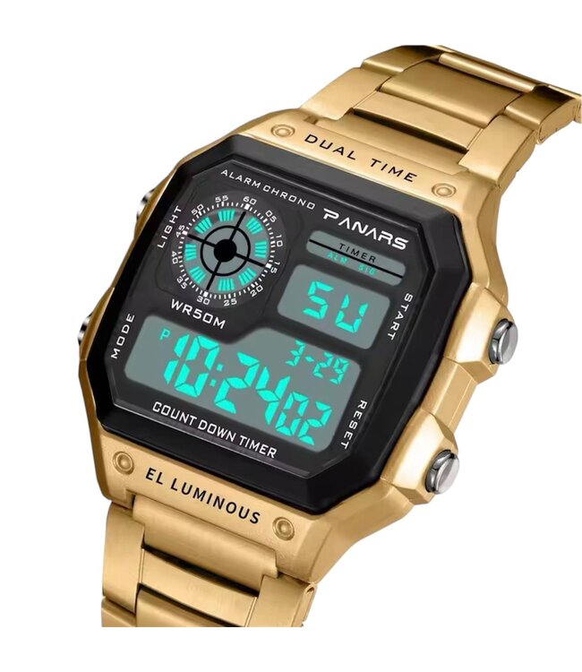 Panars luxe Herenhorloge Goud