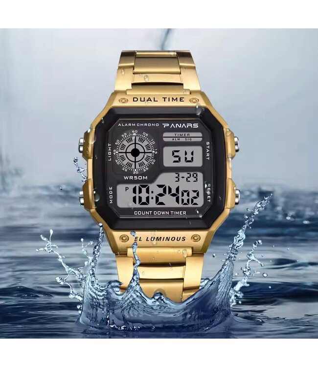 Panars luxe Herenhorloge Goud