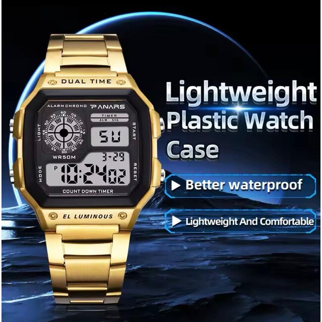 Panars luxe Herenhorloge Goud