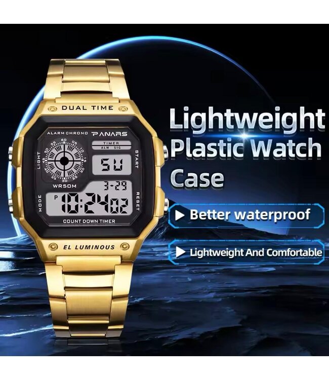Panars luxe Herenhorloge Goud