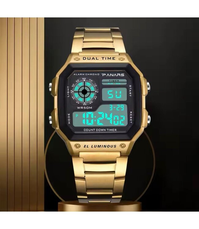 Panars luxe Herenhorloge Goud