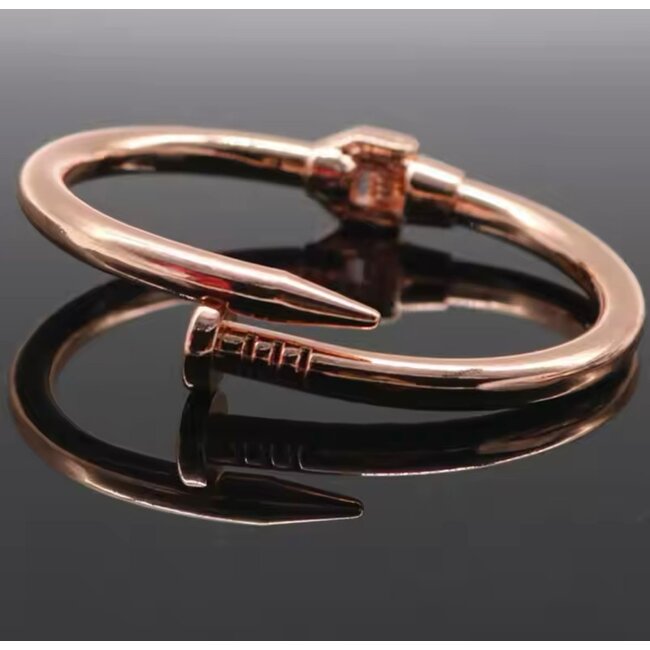 Mpariz Spijker Armband Rosé