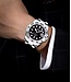 Lige Luxe Herenhorloge        Zilver  Zwart