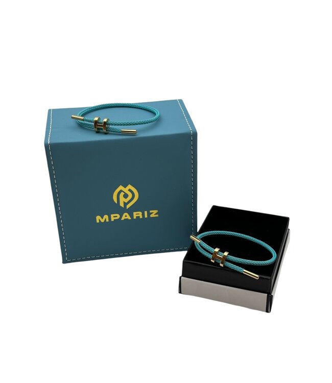 Mpariz  Armband Tiffany Blauw