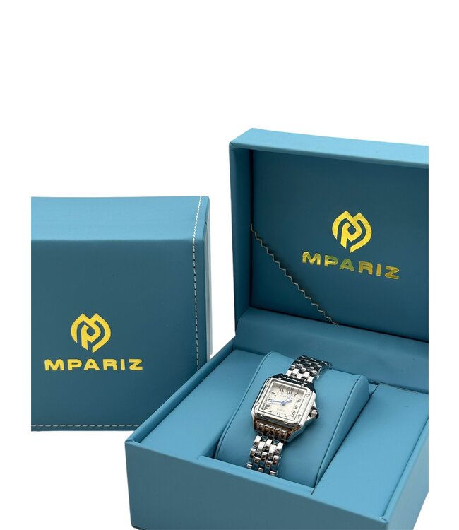 Grealy Dameshorloge Zilver & Wit met armband