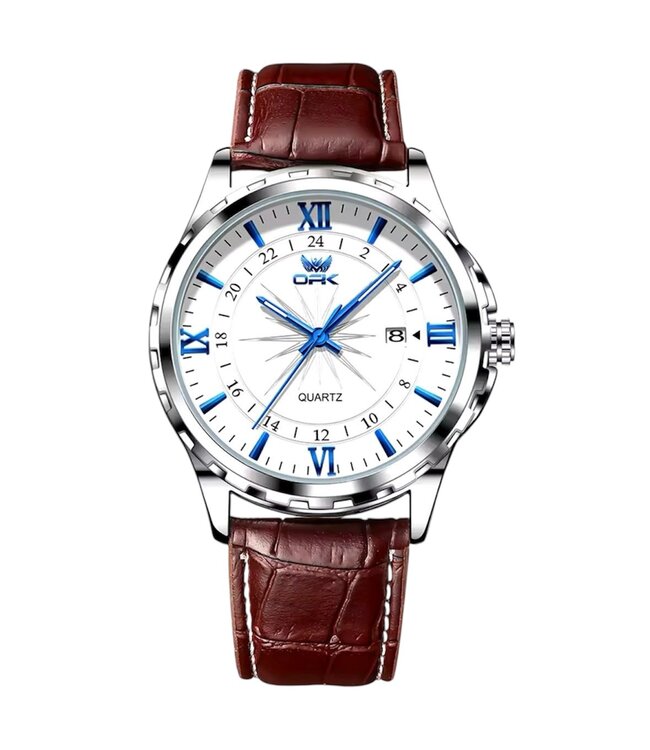 OPK Luxe Herenhorloge Zilver