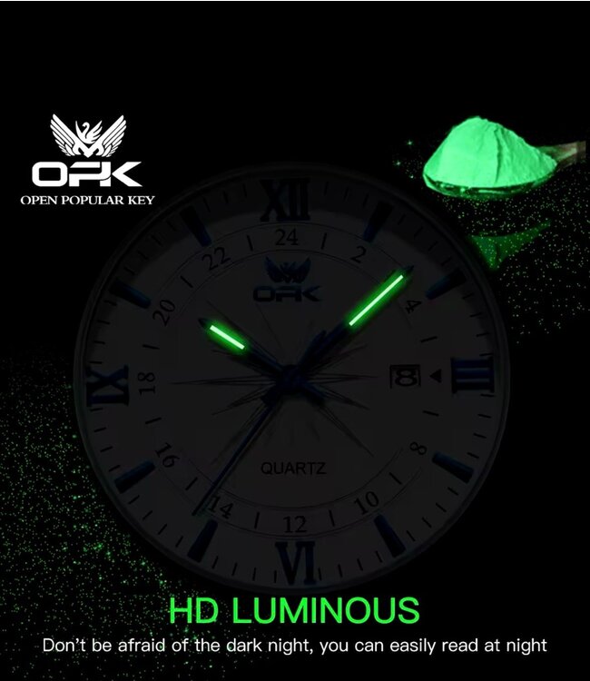 OPK Luxe Herenhorloge Ziler  - Gratis Armband bij elke bestelling (twv €29,95)