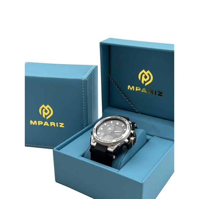 Mpariz Vector – herenhorloge met rubber band en sportief design