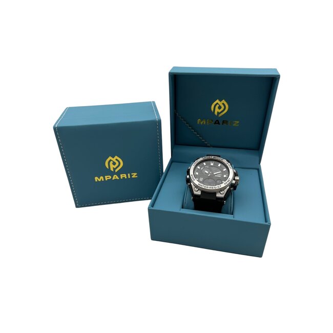 Mpariz Vector – herenhorloge met rubber band en sportief design