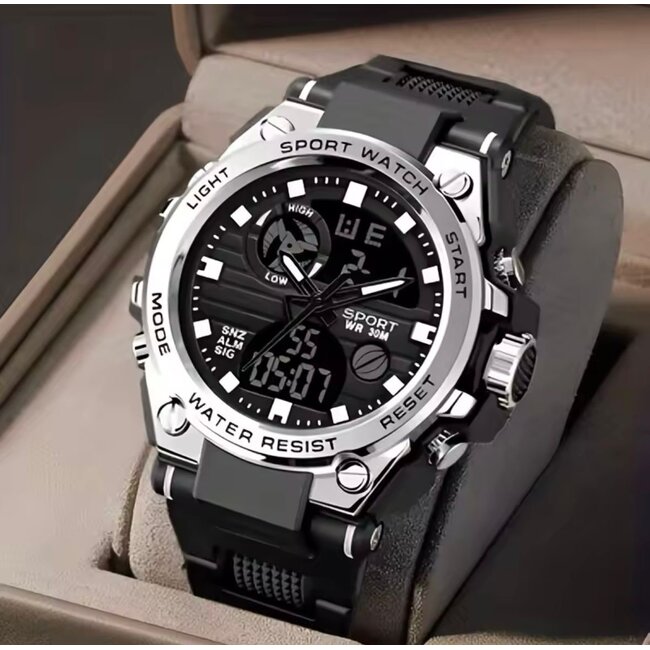 Mpariz Vector – herenhorloge met rubber band en sportief design