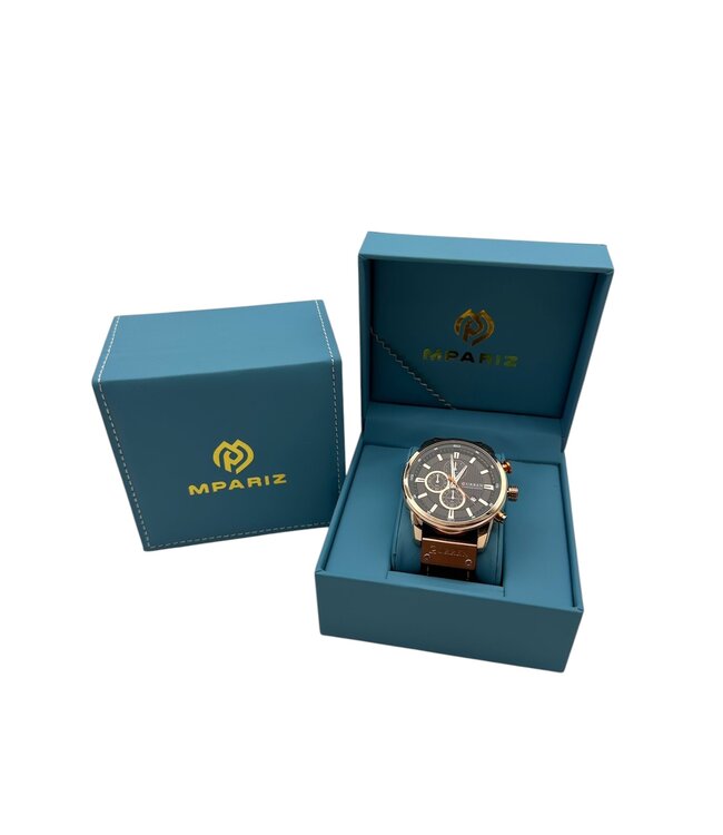 Curren Luxe Herenhorloge    Rosé  Zwart