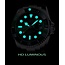 Lige Luxe HerenHorloge        Zilver  Blauw