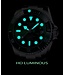 Lige Luxe HerenHorloge        Zilver  Blauw