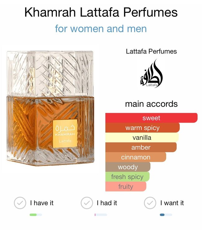 Lattafa Khamrah - 100ML