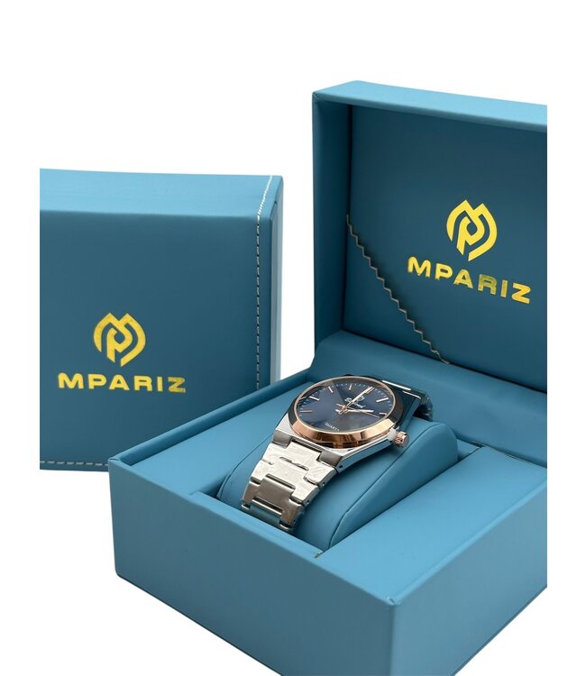 Binbond Luxe  Herenhorloge   Rosé  Blauw