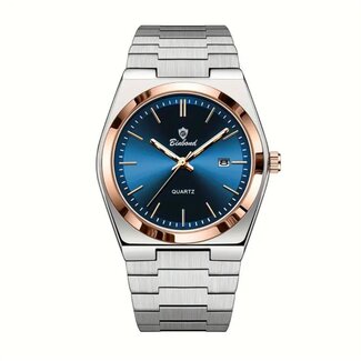 Binbond Luxe  Herenhorloge   Rosé  Blauw