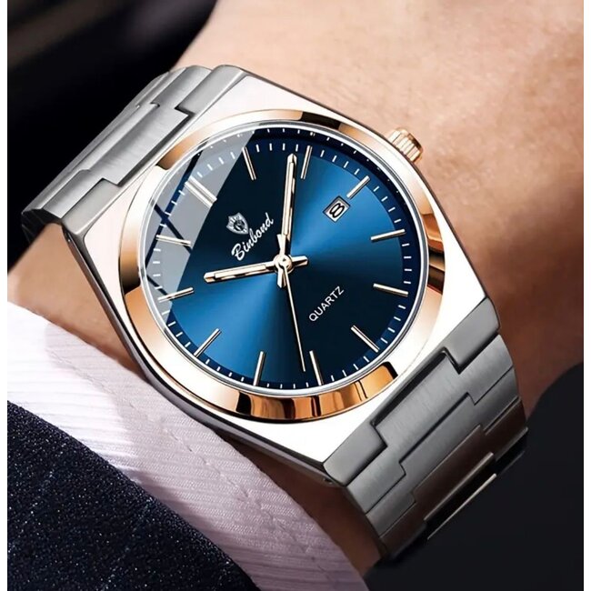 Binbond Altair – herenhorloge met stalen band en modern design