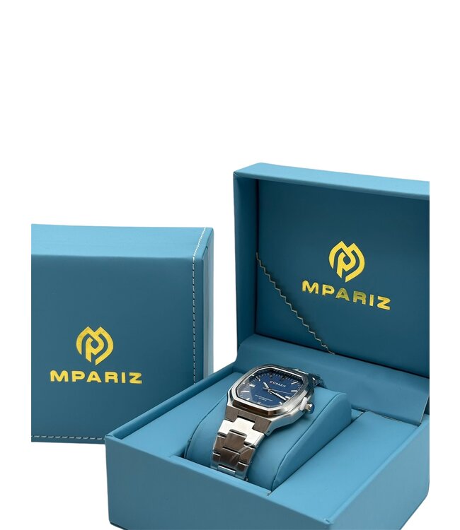 Curren Luxe Herenhorloges Zilver (Blauw/Zwart/Goud)