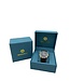 Poedagar Luxe Herenhorloges Goud   Blauw Zwart - Gratis Armband bij elke bestelling (twv €29,95)