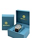 Poedagar Luxe Herenhorloges Goud   Blauw Zwart - Gratis Armband bij elke bestelling (twv €29,95)