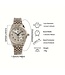 Ricecgo Luxe Herenhorloge Zilver Parelmoer Wit