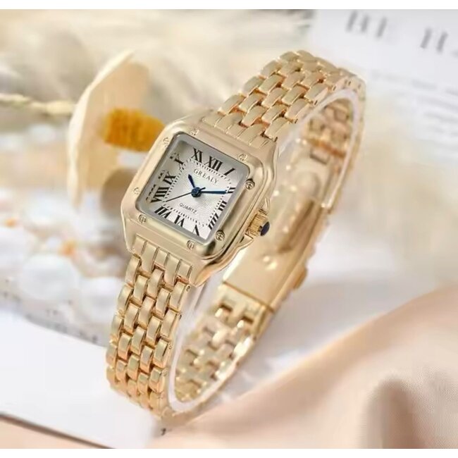 Grealy Amorette – dameshorloge met stalen band en klassiek design