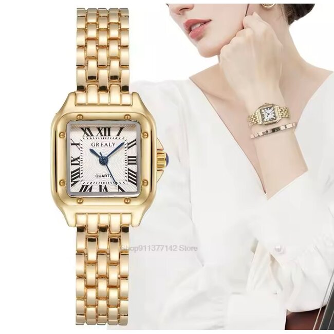 Grealy Amorette – dameshorloge met stalen band en klassiek design