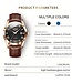 Lige Luxe Herenhorloge         Rosé  Zwart