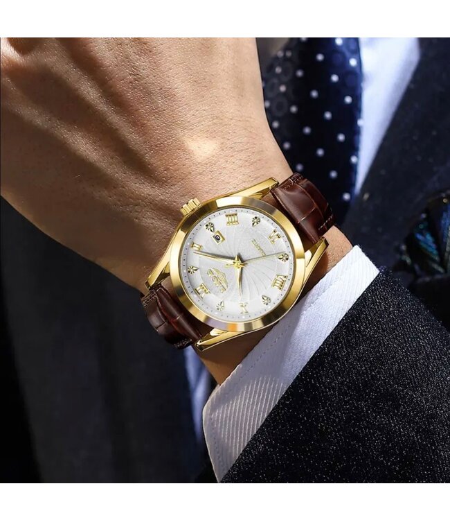 Lige Luxe Herenhorloge  Goud