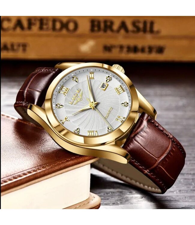 Lige Luxe Herenhorloge  Goud