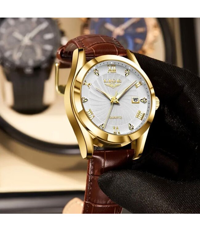 Lige Luxe Herenhorloge  Goud