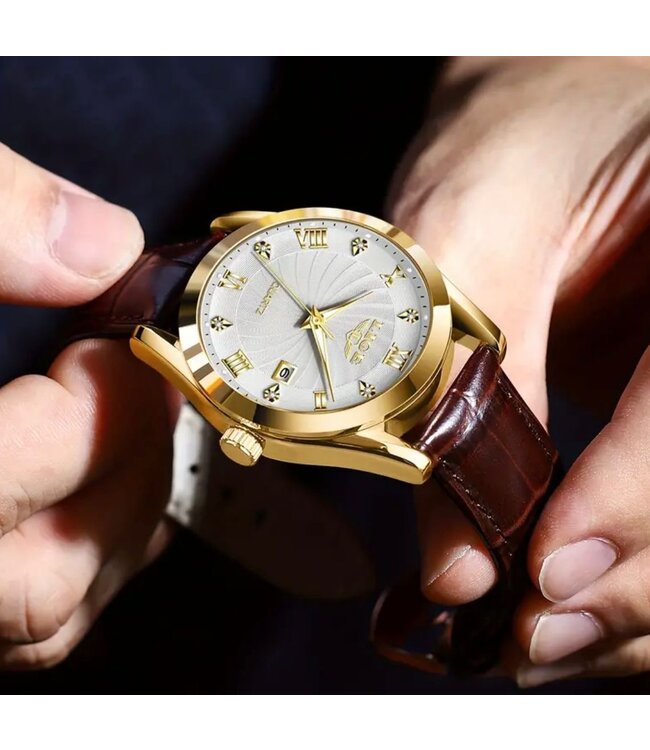 Lige Luxe Herenhorloge  Goud