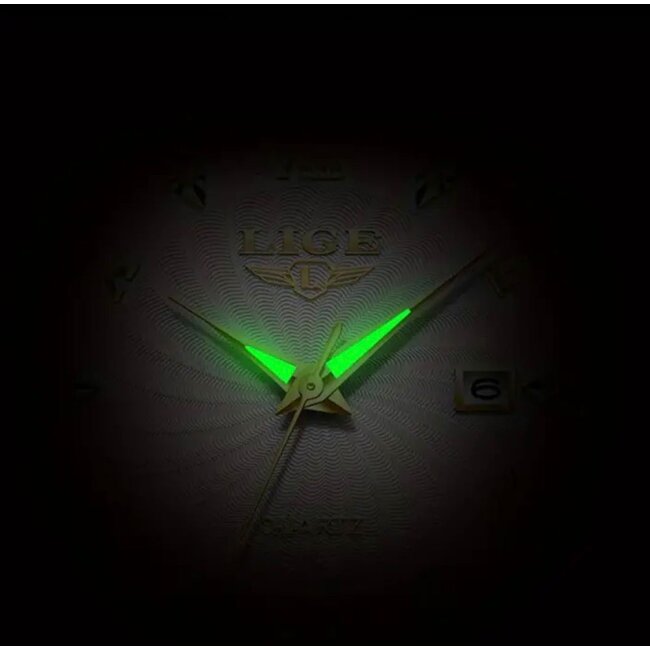 Lige Versailles – herenhorloge met leren band en elegant design