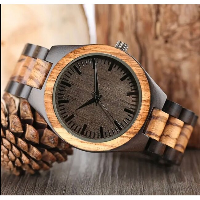 Houten Horloge Luxe Houten Herenhorloge
