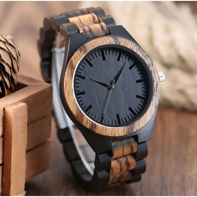 Houten Horloge Luxe Houten Herenhorloge
