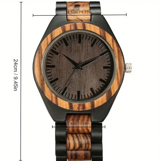 Houten Horloge Luxe Houten Herenhorloge