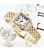 Grealy Dameshorloge met armband Goud met Daimonds