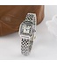 Grealy Dameshorloge met armband Zilver met Daimonds