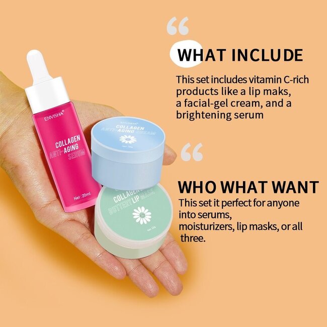 Envisha Collagen Set - 3 in 1 Anti Aging 1+1 GRATIS