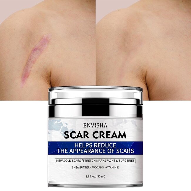 Envisha Scar Cream - LittekenCrème voor  Acne en Operaties 1+1 GRATIS