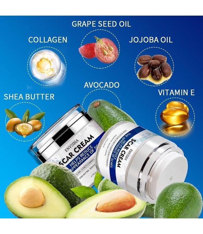 Envisha Scar Cream - LittekenCrème voor  Acne en Operaties