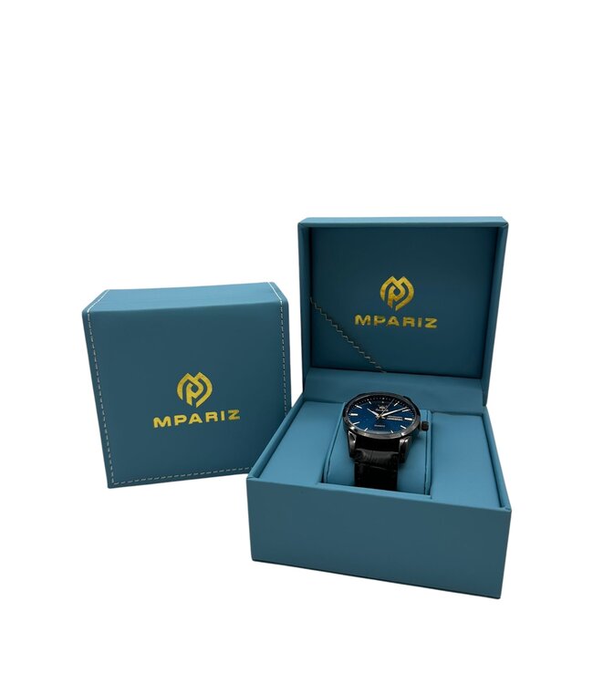 Olevs Luxe Herenhorloge Zwart  Zwart  - Gratis Armband bij elke bestelling (twv €29,95)