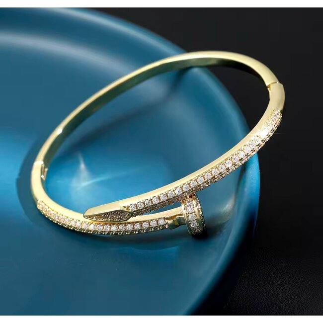 Mpariz Luxe Armbanden met Diamonds - RVS