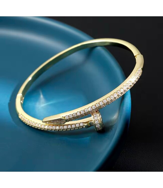 Mpariz Luxe Armbanden met Diamonds - RVS